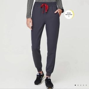 Figs Zamora High waisted pants in Charcoal